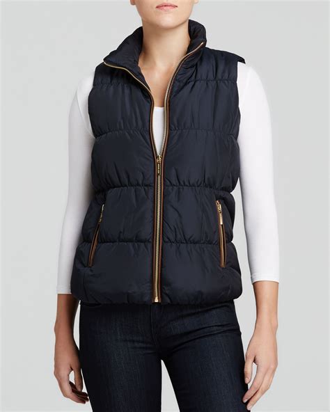 michael kors quilted vest|Michael Kors puffer vest women's.